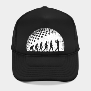 Funny Golf Evolution Golf Player Vintage Hat