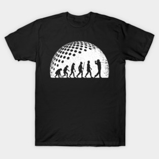 Funny Golf Evolution Golf Player Vintage T-Shirt