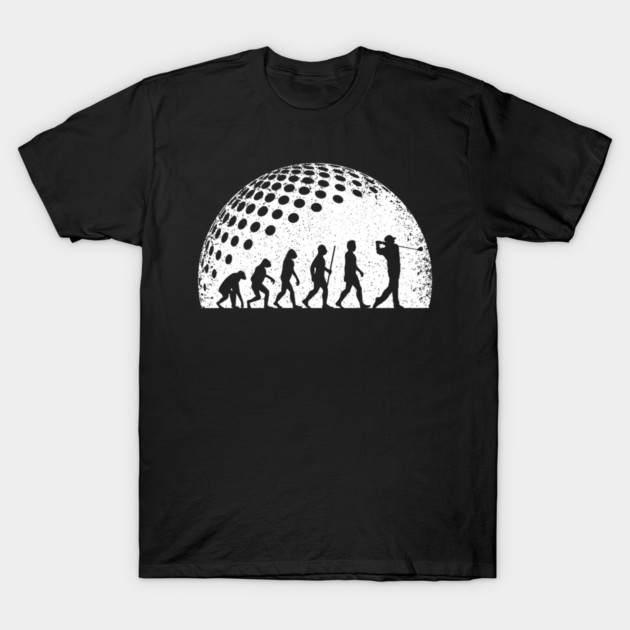 Funny Golf Evolution Golf Player Vintage T-Shirt by yangho