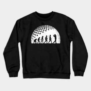 Funny Golf Evolution Golf Player Vintage Crewneck Sweatshirt