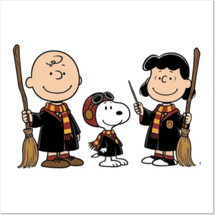 Gryffindor Peanuts Team Posters and Art