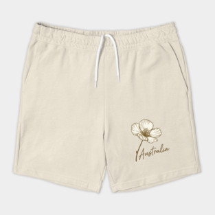 Australia Day 2026 Golden Wattle Floral Shorts