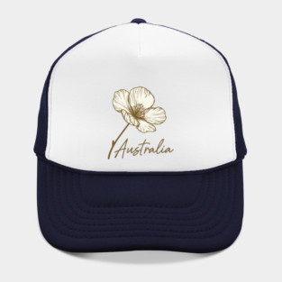 Australia Day 2026 Golden Wattle Floral Hat