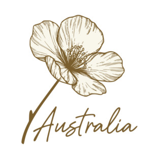 Australia Day 2026 Golden Wattle Floral T-Shirt