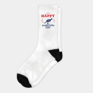 Australia Day 2026, Official Kangaroo Flag Socks