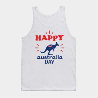 Australia Day 2026, Official Kangaroo Flag Tank Top