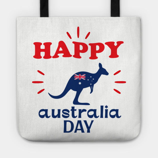 Australia Day 2026, Official Kangaroo Flag Tote by Pixel Threads 