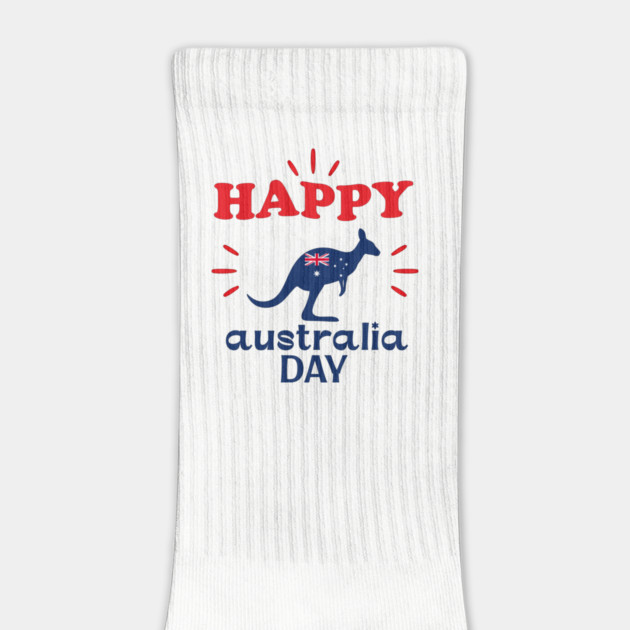 Australia Day 2026, Official Kangaroo Flag by Pixel Threads 