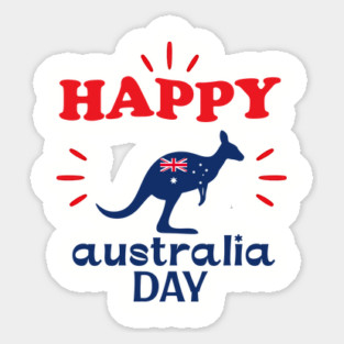 Australia Day 2026, Official Kangaroo Flag Sticker