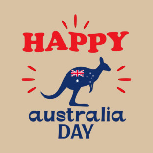 Australia Day 2026, Official Kangaroo Flag T-Shirt