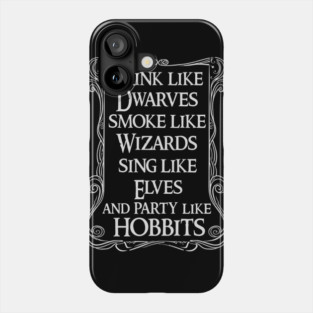 LOTR party sign Phone Case