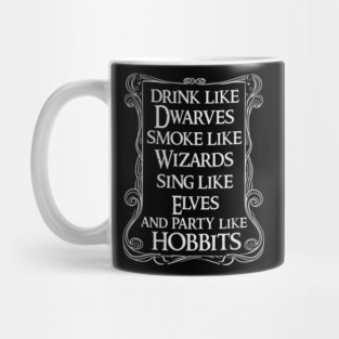 LOTR party sign Mug
