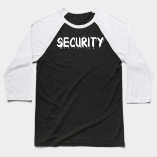 security guard costume security officer vintage Baseball T-Shirt