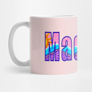 Madison Personalized custom name  with a preppy girly aesthetic soft life vibe Mug