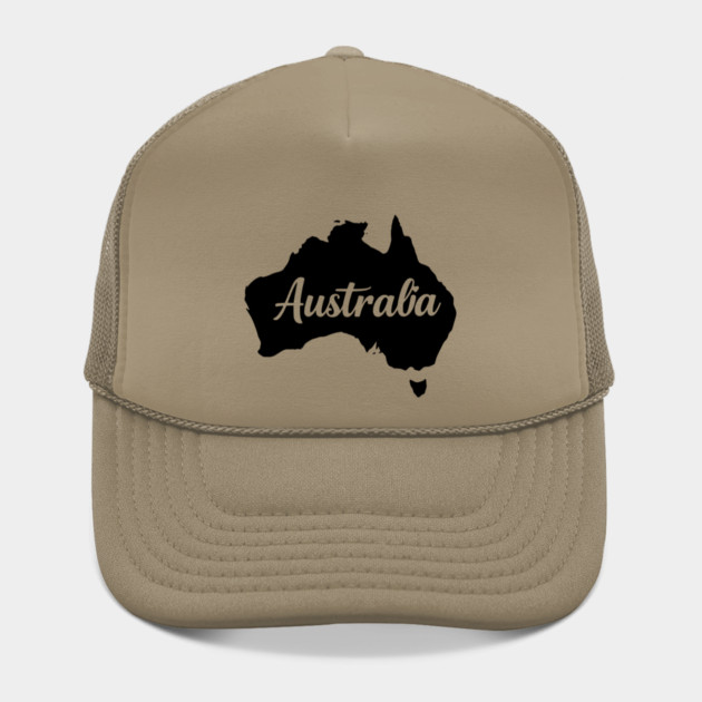 Australia Map Silhouette: Aussie Pride Souvenir by Pixel Threads 