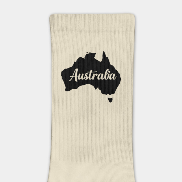 Australia Map Silhouette: Aussie Pride Souvenir by Pixel Threads 