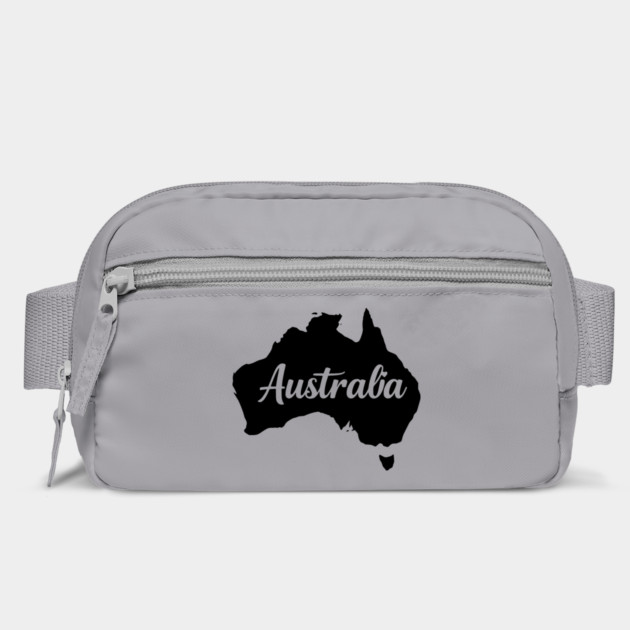 Australia Map Silhouette: Aussie Pride Souvenir by Pixel Threads 