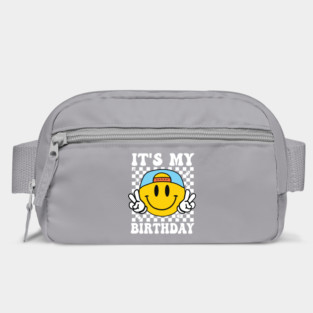Groovy It's My Birthday Women Teens Boys Girls Smile Face Bag