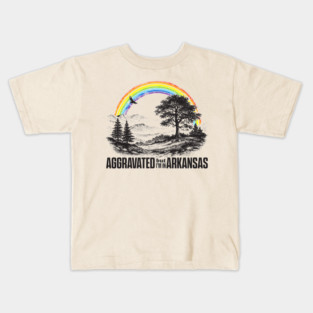 Aggravated in Arkansas Kids T-Shirt
