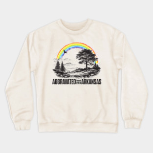 Aggravated in Arkansas Crewneck Sweatshirt