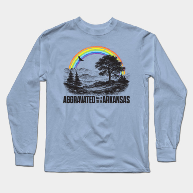 Aggravated in Arkansas Long Sleeve T-Shirt by rt-shirts
