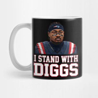 Diggs Patriots- Stand With Stefon Diggs Patriots Mug
