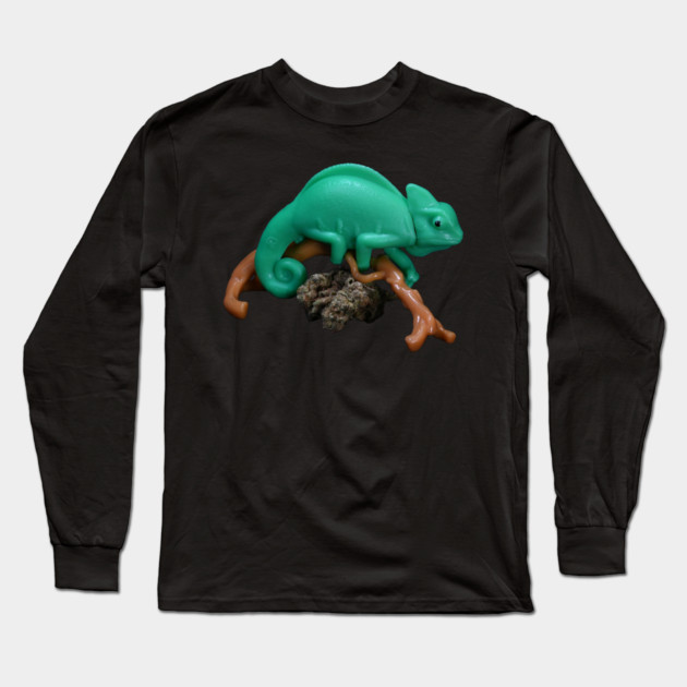 Chameleon the Weed - Weed Design Long Sleeve T-Shirt by MrGreenGenes420
