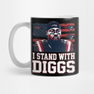 I Stand With Stefon Diggs  Patriots Mug