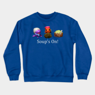 Soup's On - Weed Design Crewneck Sweatshirt