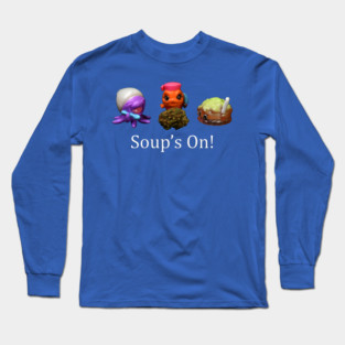 Soup's On - Weed Design Long Sleeve T-Shirt