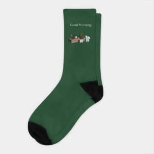 Good Morning! - Weed Design Socks