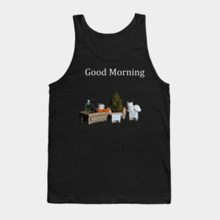 Good Morning! - Weed Design Tank Top