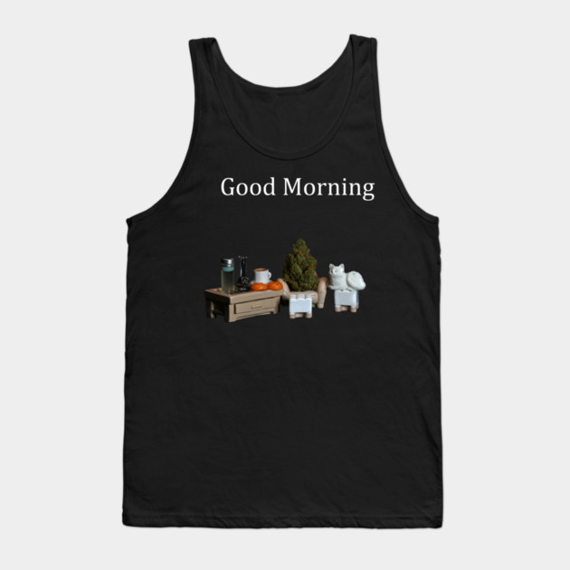 Good Morning! - Weed Design Tank Top by MrGreenGenes420