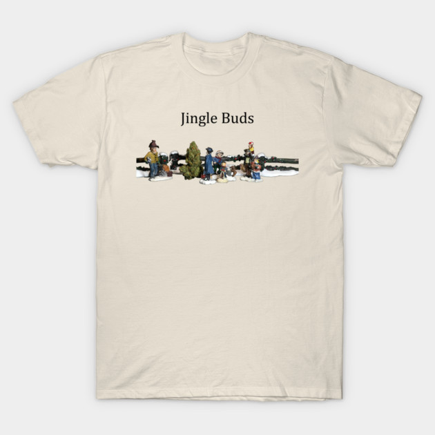 Jingle Buds - Weed Design T-Shirt by MrGreenGenes420