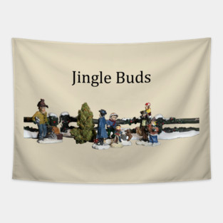 Jingle Buds - Weed Design Tapestry