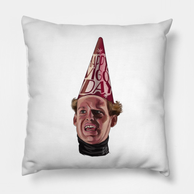 Ghostbusters 2: Happy Vigo Day Pillow by 51Deesigns