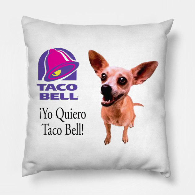 Taco Bell Dog Pillow by Shit Post Hero
