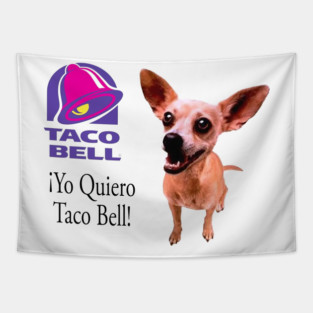 Taco Bell Dog Tapestry