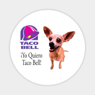 Taco Bell Dog Magnet