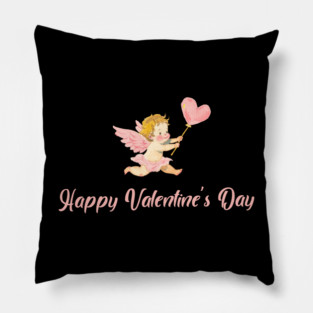 Watercolor Cupid, Romantic Valentine Day 2026 Gift Pillow