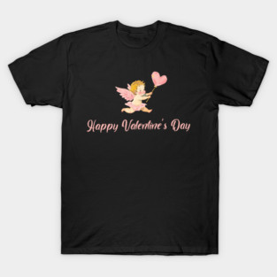 Watercolor Cupid, Romantic Valentine Day 2026 Gift T-Shirt