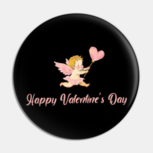 Watercolor Cupid, Romantic Valentine Day 2026 Gift Pin