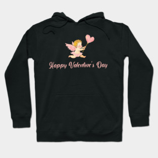 Watercolor Cupid, Romantic Valentine Day 2026 Gift Hoodie