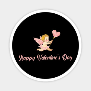 Watercolor Cupid, Romantic Valentine Day 2026 Gift Magnet