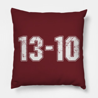 Indiana Hoosiers Champions. 13-10. vintage. #3 Pillow