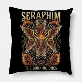 Seraphim The Burning Ones Angelic Vision Pillow