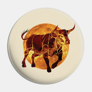 Taurus zodiac sign Pin