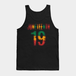 Juneteenth 19 for african independence and freedom 1865 Tank Top