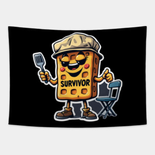 Scattered Smothered & Survived - Chaos Mascot Tapestry