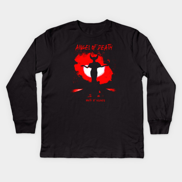 ANGEL OF DEATH Kids Long Sleeve T-Shirt by artslaves
